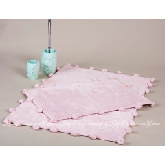 Набор ковриков для ванной комнаты Irya Alya pembe 60х90+40х60