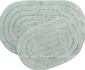 Набор ковриков Shalla Edna Gri 40х60+50х80 серый