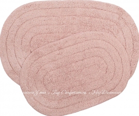 Набор ковриков Shalla Edna Gul 40х60+50х80 розовый