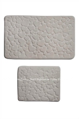 Набор ковриков в ванную комнату IzziHome Samos 50X60+60X100 Krem Kalp (2200000545008)