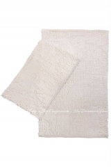 Набор ковриков в ванную комнату IzziHome Lilo 40X60+60X100 White (2200000545237)