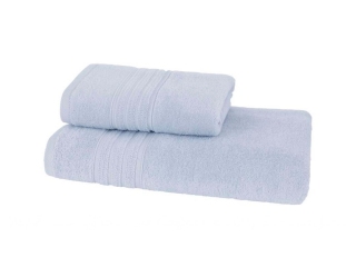 Набор полотенец Soft Cotton Aria 50х90 + 75х150 голубой