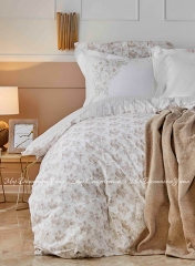 Набор постельное белье с пледом Karaca Home Brave Gold 2020-1 евро золотой