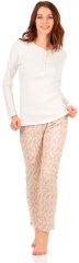 Комплект женский Nacshua Alhasemi кофта и штаны кремовый-бежевый