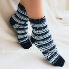 Носки женские теплые Shato 048 Lady Cozy Socks черные