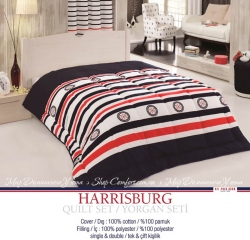 Одеяло с простыней U.S.Polo Assn Harrisburg 155х215+160х260 см комбинированный