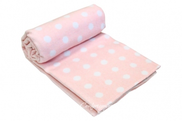 Одеяло детское Vladi Горох 100X140 Розовый (2200000546982)