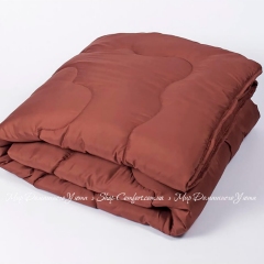 Одеяло Lotus Comfort Wool 195х215 коричневый евро