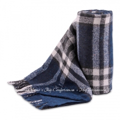 Плед полушерстяной Vladi Palermo 140х200 синий