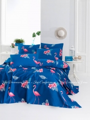 Покрывало пике Lotus Home Perfect flamingo 160х235 голубой