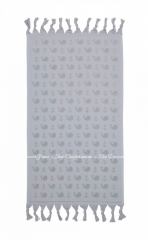 Полотенце Barine Whale Grey 90х160 серый