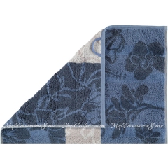 Полотенце Cawoe Noblesse Interior Floral 1080-11 nachtblau 50х100