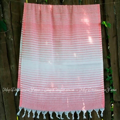 Полотенце Lotus Pestemal Light-pink 05 Micro stripe 75х150