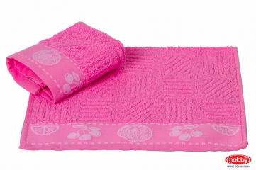 Кухонное полотенце Hobby Meyve 30х30 розовый