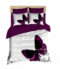 Постельное белье LightHouse Ranforce+3D Purple Dream Евро (2200000547750)