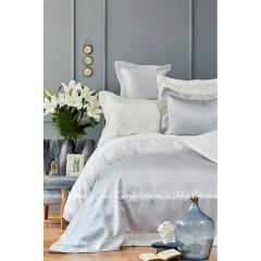 Набор постельное белье с покрывалом Karaca Home Nora mavi 2019-1 евро