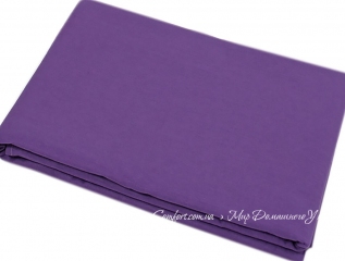 Простынь ранфорс Iris Home Premium 180х215 темно-фиолетовый