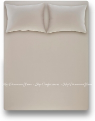 Простынь на резинке с наволочками Penelope Laura Light Grey 160х200+50х70(2) светло-серый