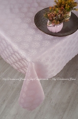 Скатерть Bianca Luna Shiny 160х160 розовый