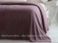 Велюровое покрывало с жаккардовым узором Pavia Simone 160x220 lila