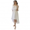Летнее белое муслиновое платье Wiktoria 1500
