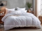 Фланелевое постельное белье Almira Mix Премиум Белый евро