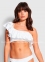 Верх купальника с рюшей через плечо Seafolly 31002-922 white