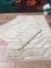Набор ковриков в ванную комнату IzziHome Symbol Zigzag Bej 60x50 и 60x100 (2200000549082)