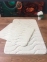 Набор ковриков в ванную комнату IzziHome Symbol Zigzag Krem 60x50 и 60x100 (2200000549105)