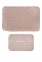 Набор ковриков в ванную комнату IzziHome Lux Suffy Bej 40x60 и 60x90 (2200000549167)