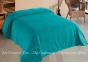 Хлопковая махровая простынь Uniko Crown Home Kalp turquaz 220х240