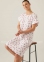 Женская трикотажная ночная сорочка с коротким рукавом Hays 753018 розовая