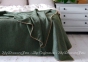 Однотонное покрывало La Modno Grain Green 200х220