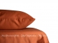 Простынь сатиновая Pavia Saten Terracotta 160x240 (401247)