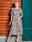 Трикотажное платье с коротким рукавом Cocoon J5-5085