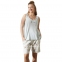 Женская хлопковая трикотажная пижама шорты с майкой Hays 36147