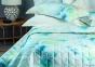 Постельное белье сатин люкс Blumarine Bella Di Notte Acquamarine евро-макси
