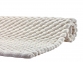 Кремовый двухсторонний хлопковый коврик Aquanova Maks ivory 60х60