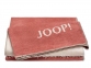 Хлопковый плед JOOP! Melange-Doubleface Orange-Natur 150х200