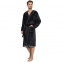 Домашний мужской халат с капюшоном Cocoon E14-5508 черный