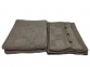 Вязаный шерстяной плед с наволочками Diamond Alegra 220х240 dark beige