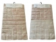 Набор бежевых хлопковых ковриков Velora Home Line Beige 60х100+50х60