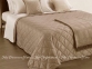 Двухстороннее однотонное хлопковое покрывало Trussardi Seam line Dove Grey 270х260