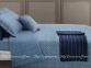 Сатиновое постельное белье Trussardi Diagonal Blu U20 евро-макси