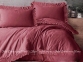 Постельное белье с рюшами из вареного хлопка La Maison Weens cherry евро