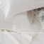 Однотонное сатиновое постельное белье с кружевом Blumarine Dettagli perla евро-макси