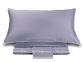 Однотонное постельное белье сатин люкс Svad Dondi Resort Powder Blue семейное