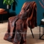 Хлопковый плед Biederlack Bocasa Wohn- und Kuscheldecke Ember brown 150х200