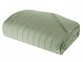Стеганое хлопковое покрывало Fazzini Trecento 270х270 Verde-03 зеленое