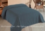 Хлопковая махровая простынь Uniko Crown Home Kelebek anthracit 220х240